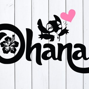 Stitch Svg, Lilo and Stitch svg, Ohana Svg, stitch svg, Stitch Ohana Svg, png,  Clipart Ohana Means Family svg, family svg, cut files