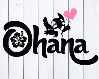 Stitch Svg, Lilo and Stitch svg, Ohana Svg, stitch svg, Stitch Ohana Svg, png,  Clipart Ohana Means Family svg, family svg, cut files