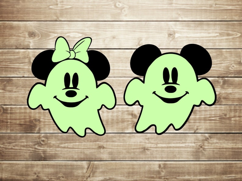 Mickey and Minnie mouse ghost svg Disney cut files for ...