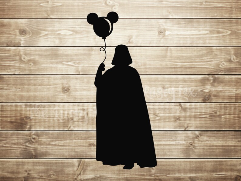 Download Darth Vader SVG Star Wars SVG Disney SVG Mickey Balloon | Etsy