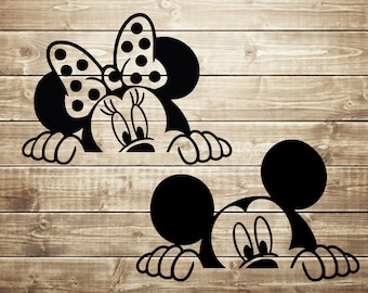 Mouse Peeking Svg Png, Customize Family Trip 2025 SVG, Mouse SVG, Customize Gift Svg, Vinyl Cut File Svg, Png, Printable Design File