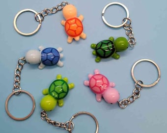 Little Turtle Keychain — Hand Assembled