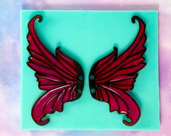 Small Fairy Butterfly Shoe Wing Silicone Mold