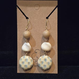 Ceramic Drop Earrings