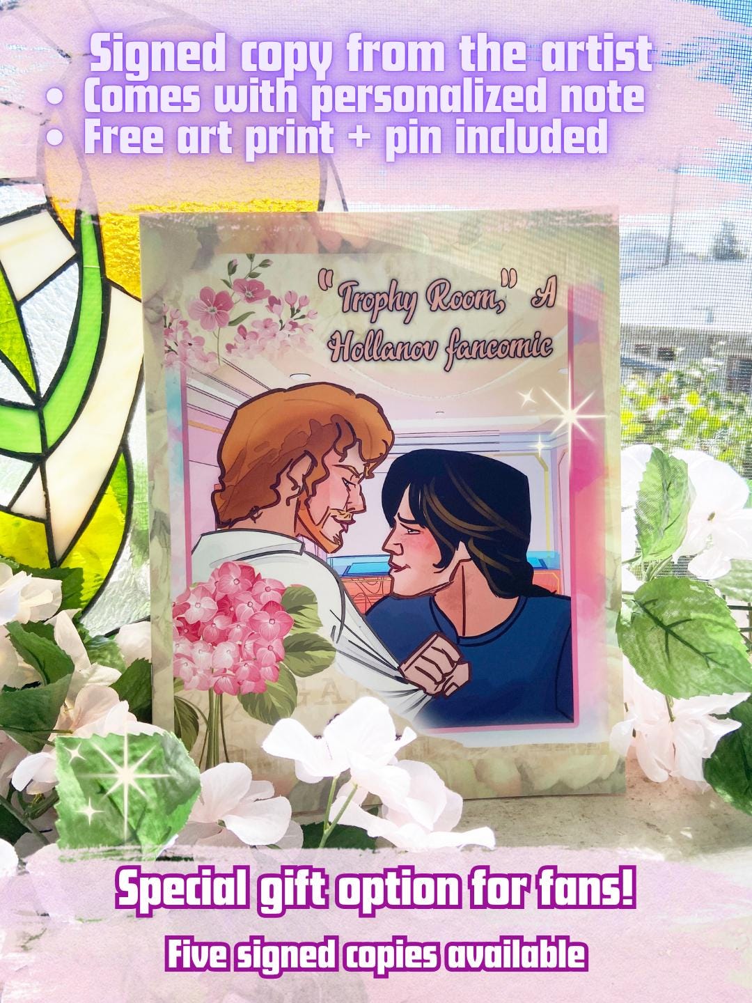 Gift Bundle Edition: Hollanov Heated Rivalry fancomic, queer romance zine, bonus spice content