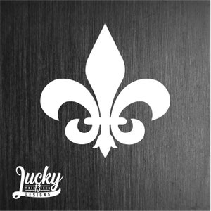 Fleur De Lis vinyl decal