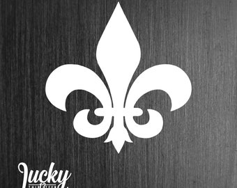 Fleur De Lis vinyl decal