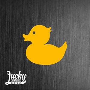 Rubber Duck vinyl decal