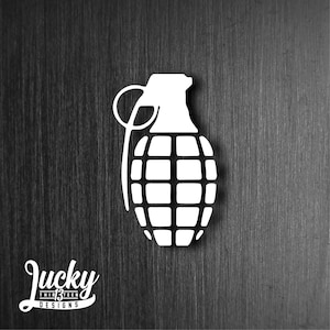 Hand Grenade Vinyl decal