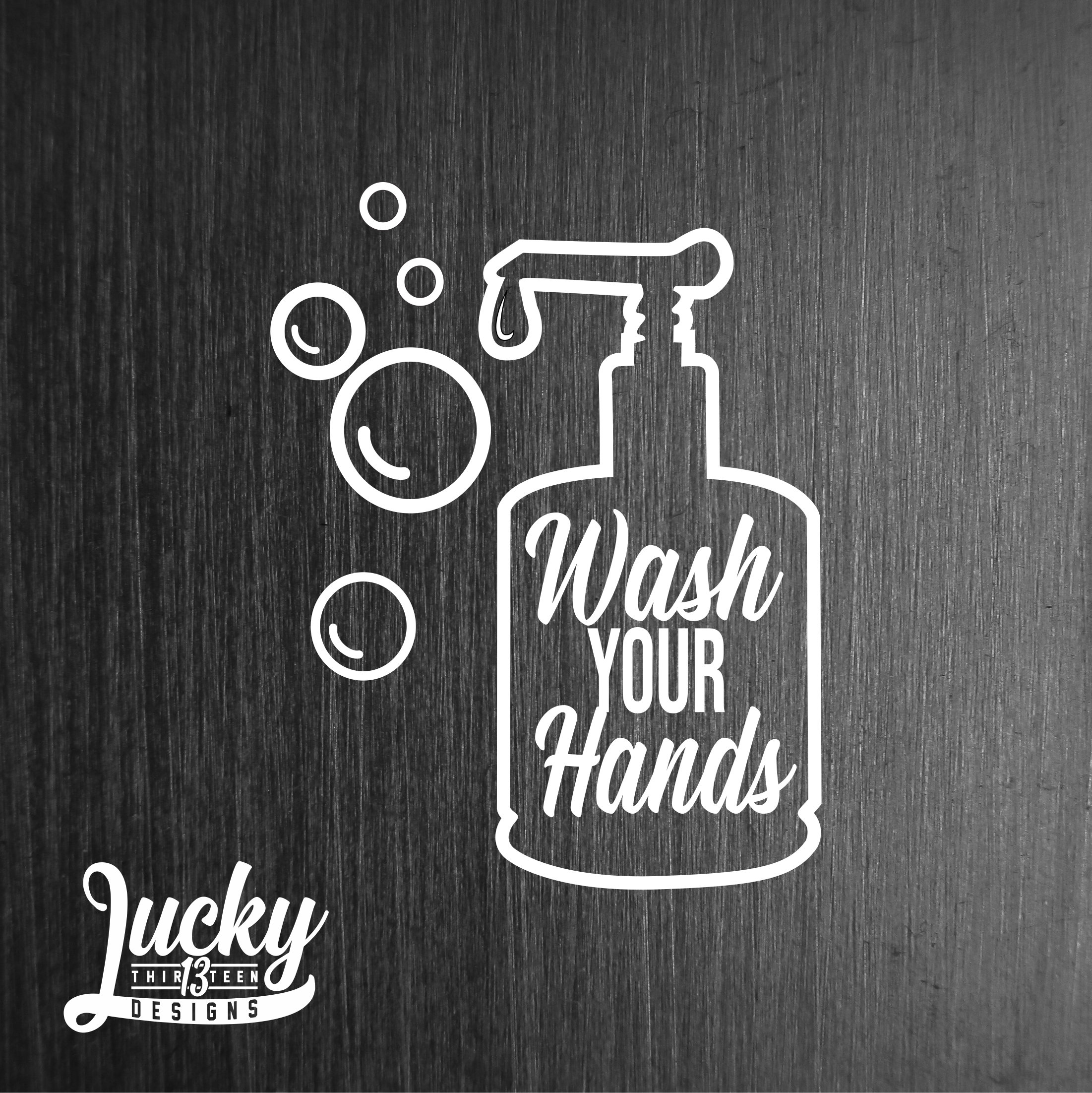Wash Your Hands Vinyl Decal - Etsy