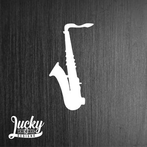 Saxophone  Vinyl decal