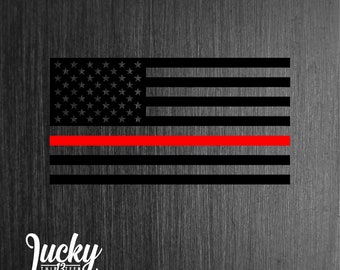 Thin red line / Firefighter decal