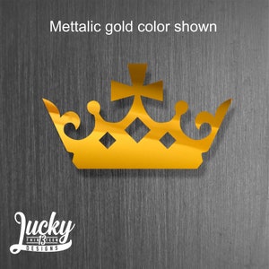 Crown vinyl decal