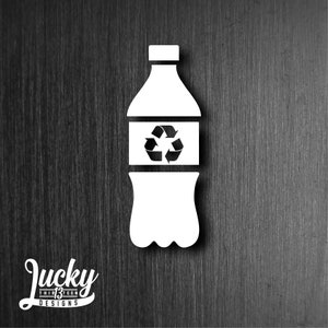 Recycle Plastic Bottle vinyl decal