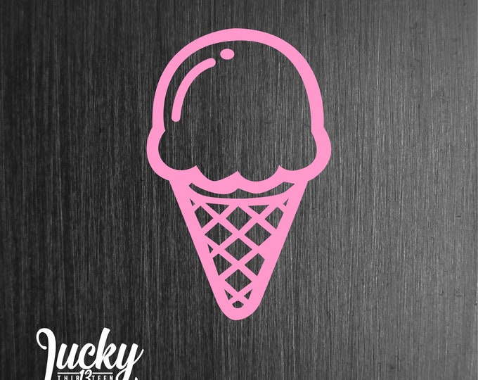Individual Ice Cream Wall Decal, Lolly Sticker, Playroom Stickers