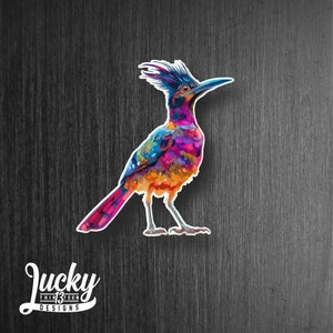 Colorful Roadrunner vinyl decal