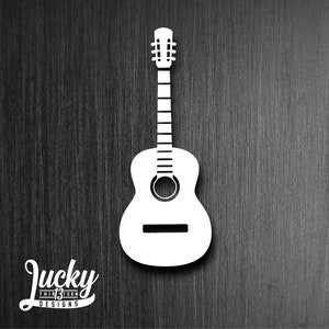 Acoustic Guitar Vinyl sticker