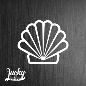 Sea shell vinyl decal