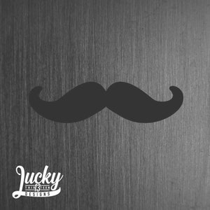 Mustache Vinyl decal sticker