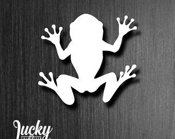 Frog vinyl decal