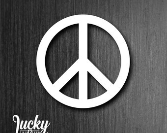 Peace sign Vinyl decal
