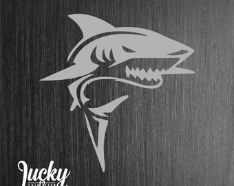 26 PCS Set of San Jose Vinyl Sharks Stickers Pack San Jose Decal Sharks 2-3 inches