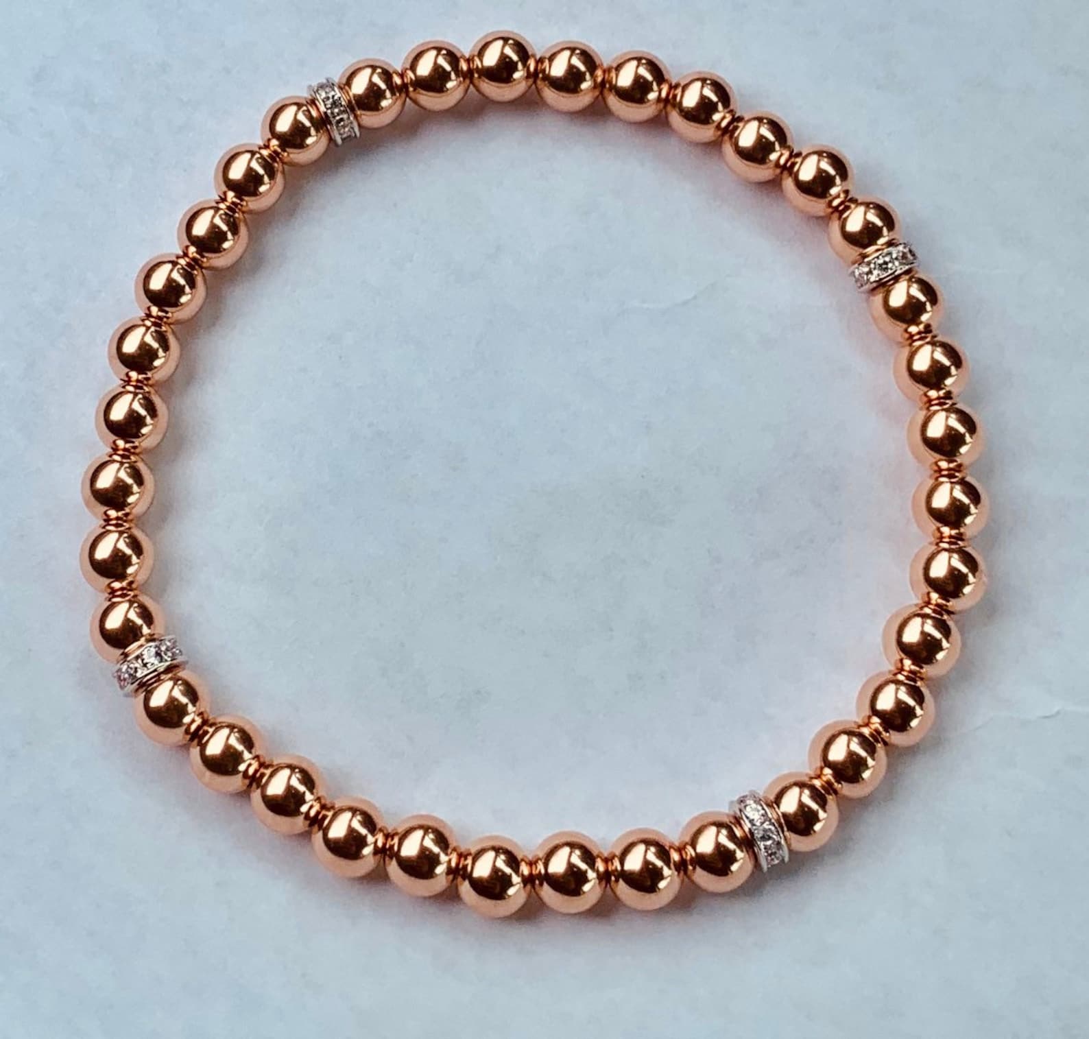 Gold Filled Ball Bead Stretch Bracelets 2.5mm 3mm 4mm 5mm Etsy