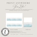 Ocean Beach Wedding Place Card Template,summer Coastal Beach Card ...