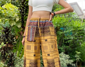 Harem Pants Women Hippie Clothes Boho Clothing Yoga Clothing Lounge Pants