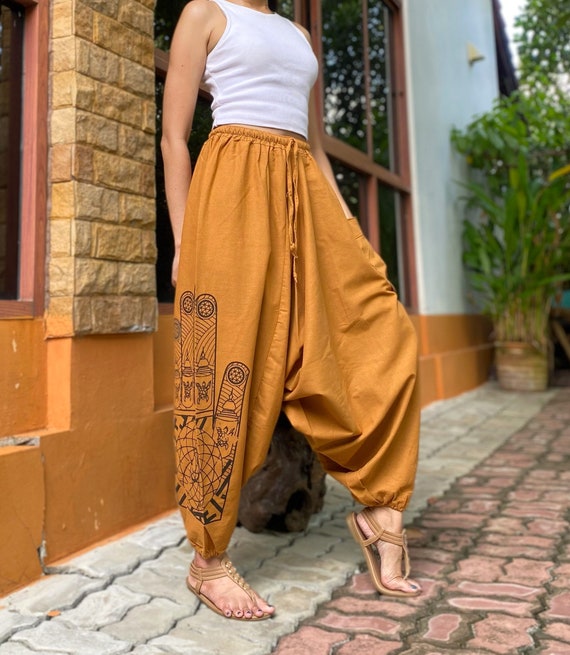 Harem Pants Women Hippie Clothes Boho Clothing Festival Pants Bohemian Pants  