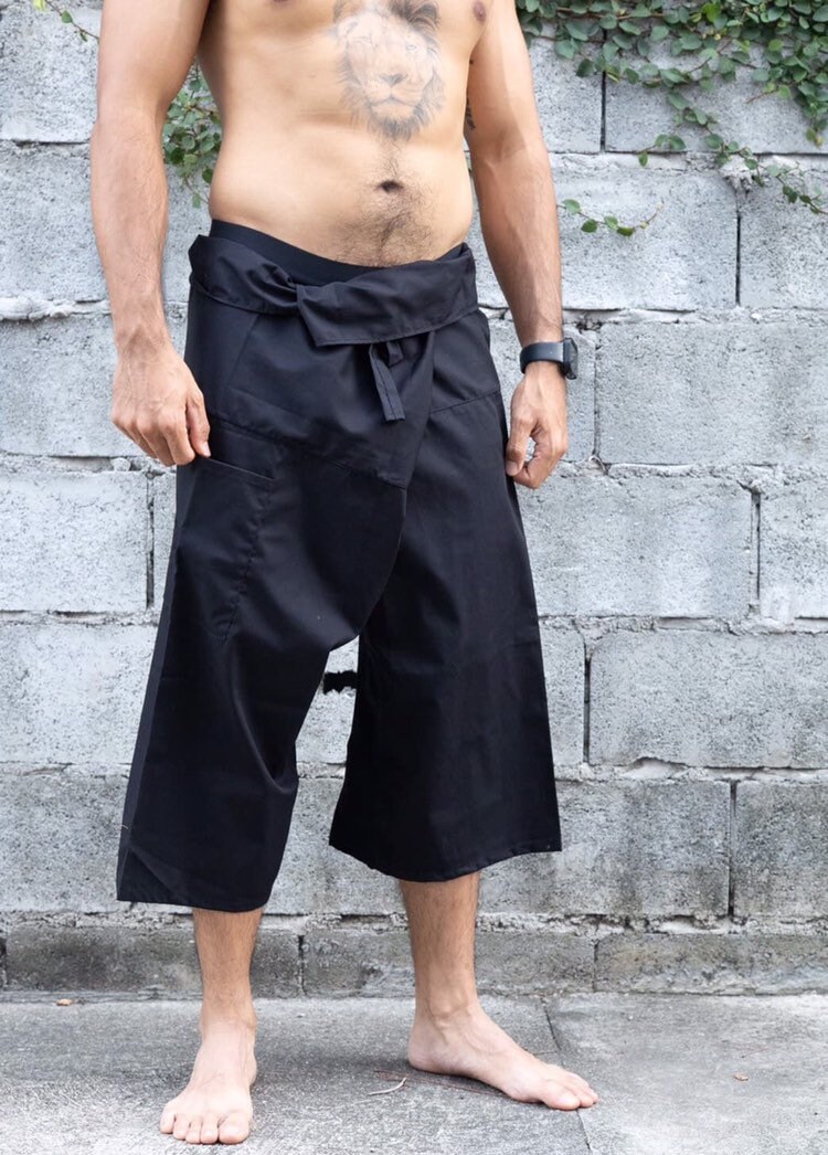Thai Fisherman Pants Yoga Pants Warp Yoga Pants Boho Hippie - Etsy
