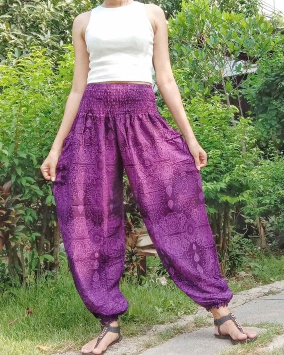 Hippie Clothing Bohemian Pants Harem Pants Women Boho Pants Etsy