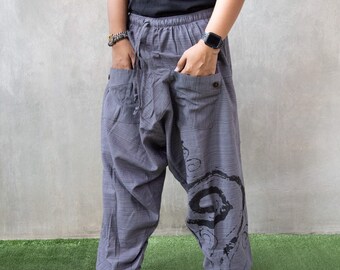 Harem Pants men, Mens Festival pants, Festival Clothing, Hippie Pants men, Mens Boho Pants, Hippie clothing, Hippie clothes