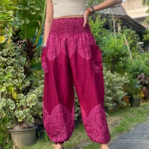 Harem Pants Women High Waist Lightweight elephant Outfits Hippy Boho  Trousers for Women for Festival Ladies Summer Female - AliExpress