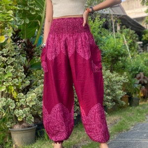 Women Harem Pants/ Yoga/ Boho/ African/ Festival Clothing/ Hippie/ Meditaion/ Women/ Men/ Trousers/ Elephant Pants/ Bohemian/ Baggy