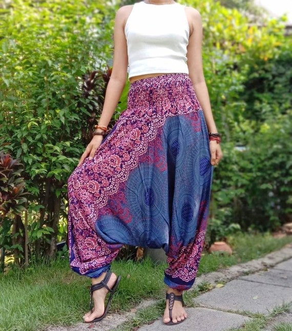 Mandala Boho Bohemian Harem Pants Women Festival – Bohounique