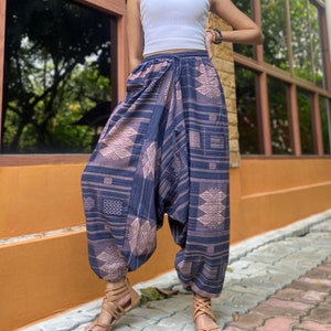 Frauen Haremshose Haremshose Hippie Kleidung Pumphose Boho Kleidung Yoga Hose design Demin