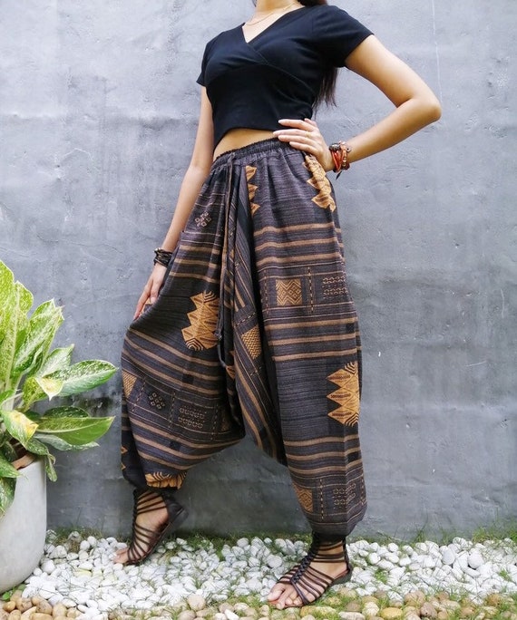 Harem Pants Women / Music Festival Clothing / Hippie Pants / - Etsy