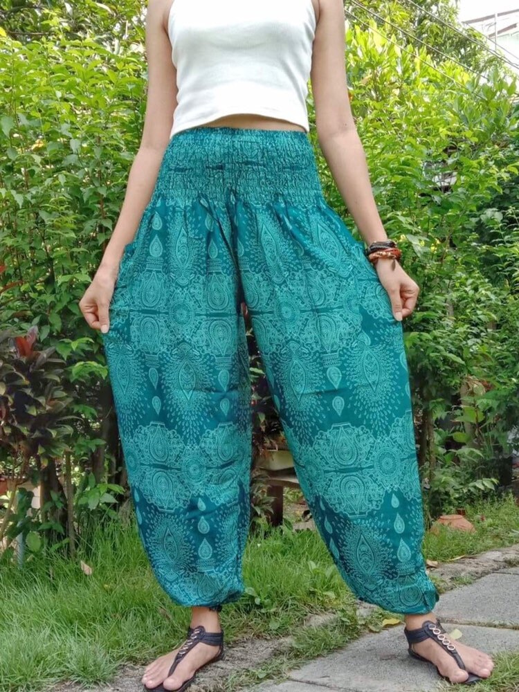 Harem Pants Womenwomen Festival Pants Festival Clothing Etsy