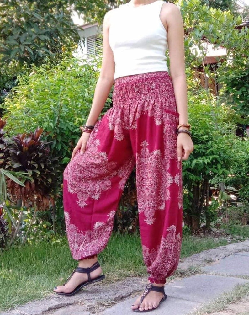 Black Harem Pants Women Womens Festival Pants Festival Etsy