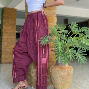 Hippie Pants Women Harem Pants Comfy Loungewear Trousers Loose Yoga Festival Summer Clothes Boho Beach Wear - Gift for Her