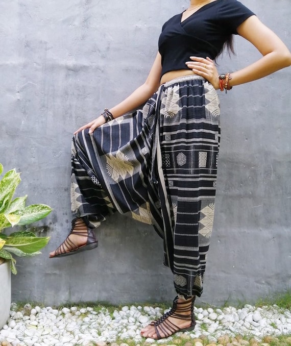Harem Pants Women Hippie Clothes Boho Clothing Festival Pants Bohemian Pants Black Pants Man Harem Pants. Etsy UK