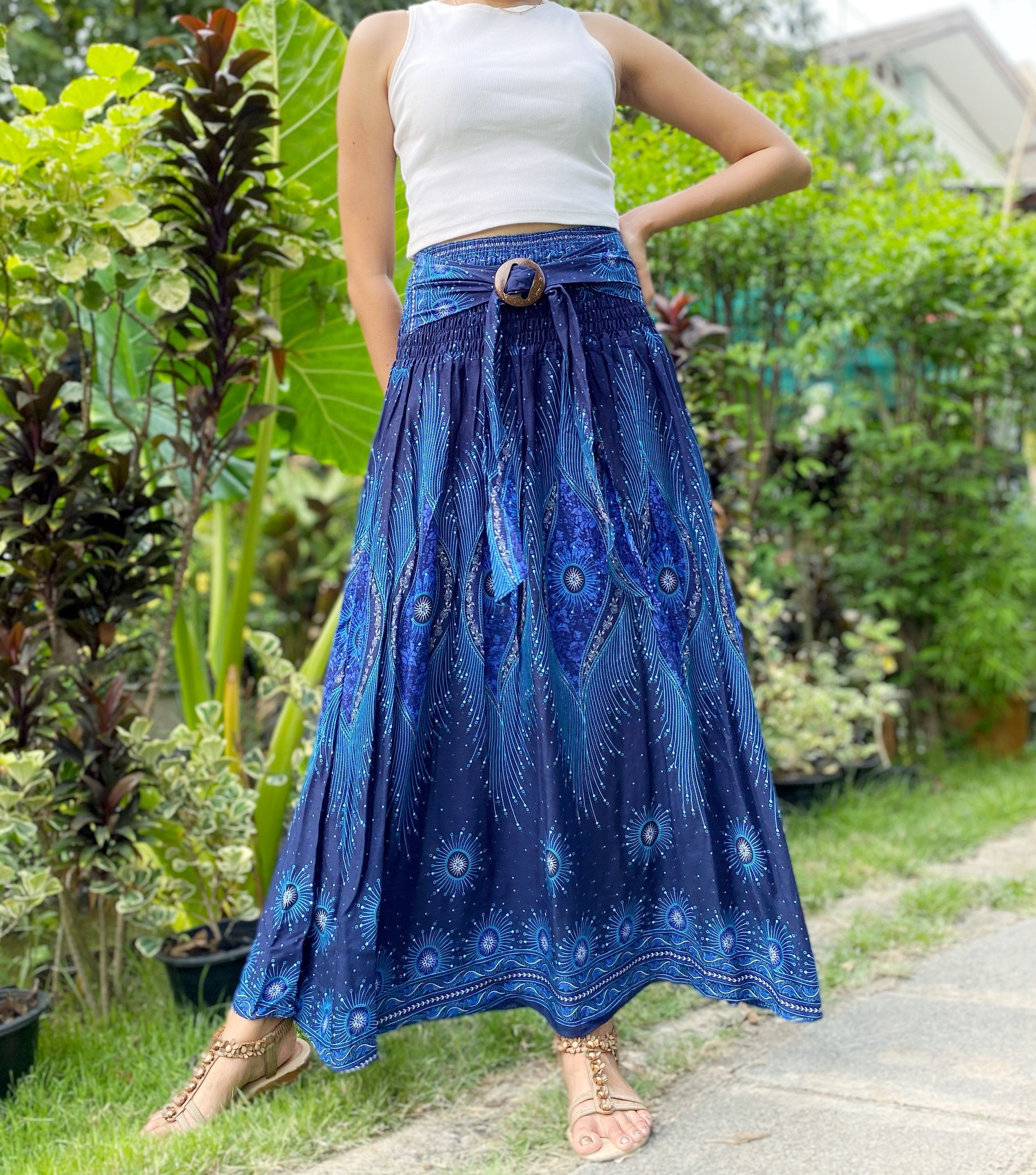 Long Skirt / Long Boho Skirt / Maxi Skirt / Full Length Skirt Etsy