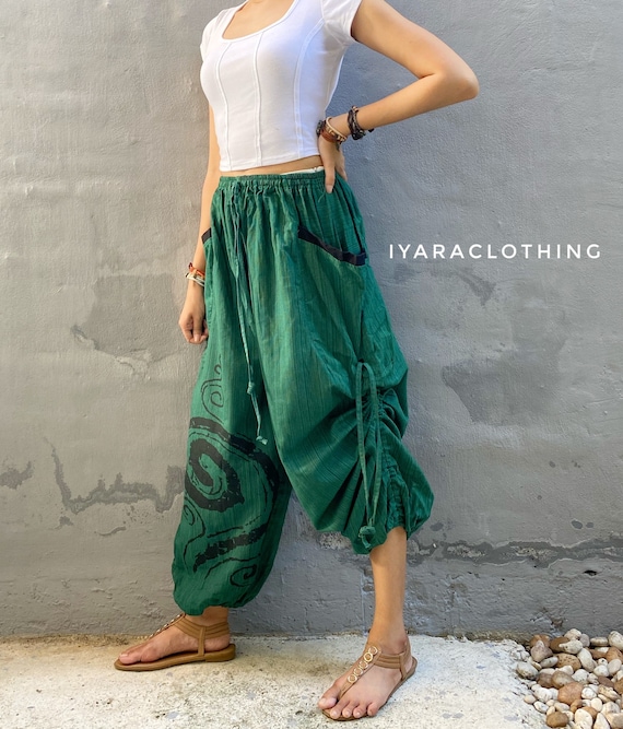 Harem Pants Men Women Yoga Baggy Lounge Pants Hippie Clothing Etsy UK