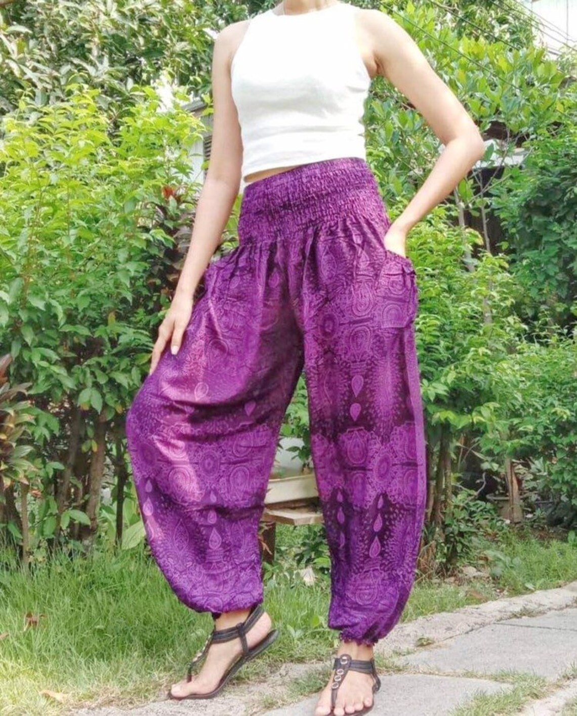 Hippie Clothing Bohemian Pants Harem Pants Women Boho Pants Etsy