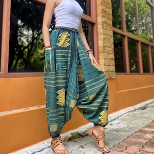 Harem pants women men Wide Leg Pants Boho Hippie Pants Aladdin Pants