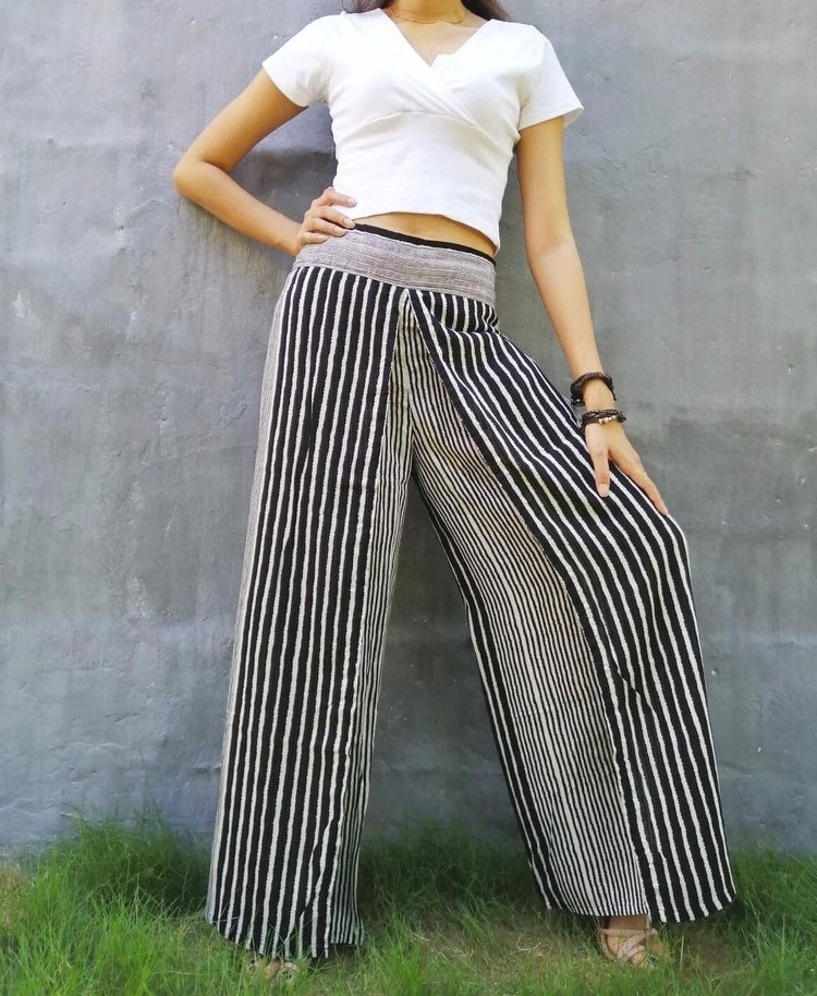 Wrap Pants/ Women/ Harem/ Slit Pants/ African/ Boho/ Palazzo/ | Etsy