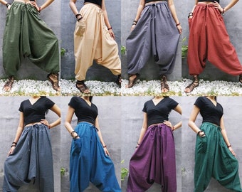 Harem pants women men Wide Leg Pants Boho Hippie Pants Aladdin Pants