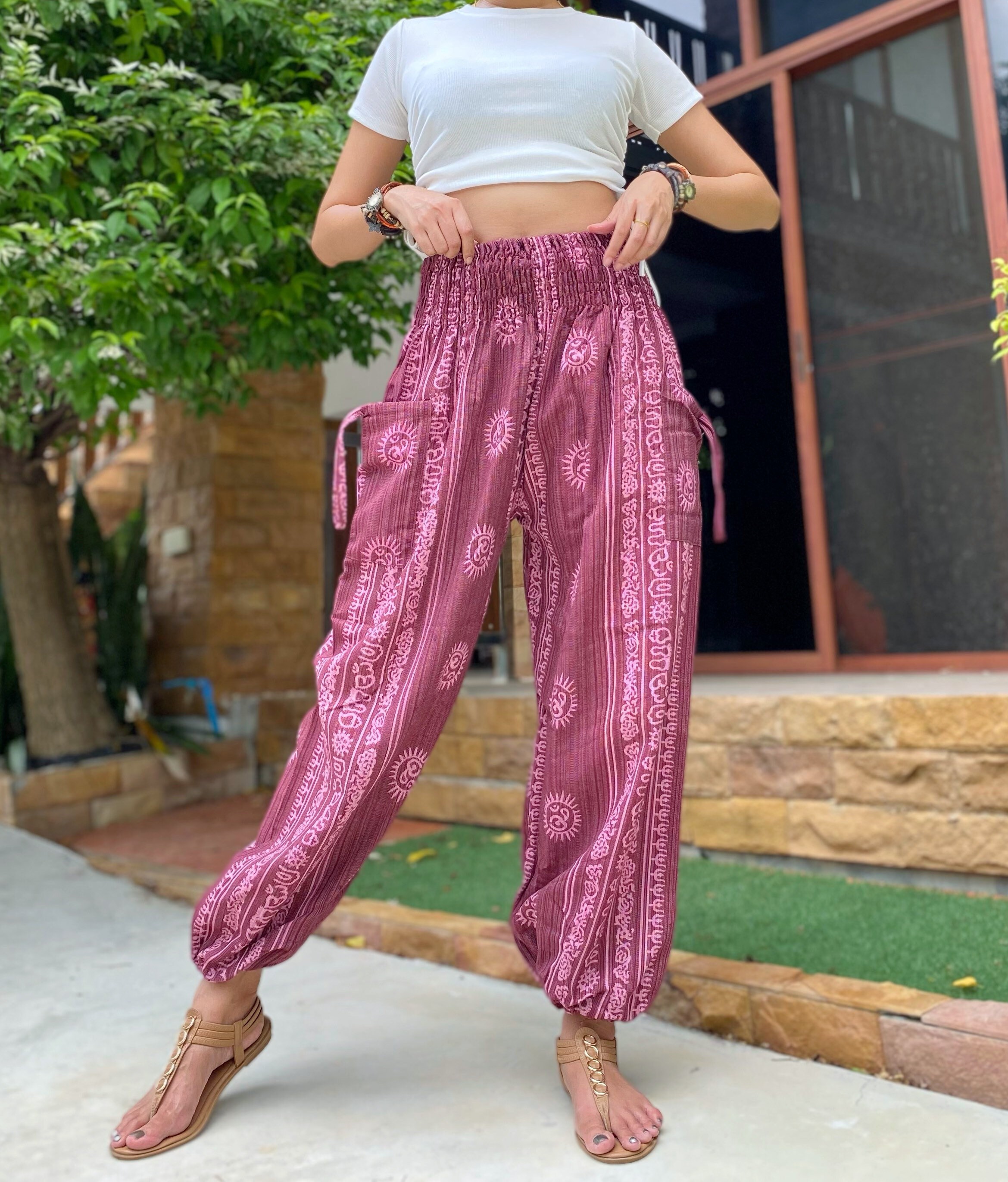 Womens Hippie Pants Yoga Pants Harem Pants Women Boho Clothing Etsy