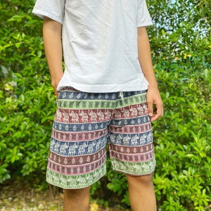 Mens Festival Shorts, Mens Hippie Shorts, Boho Clothing, Festival Shorts, Mens Bohemian Shorts, Hippie Clothes Men.